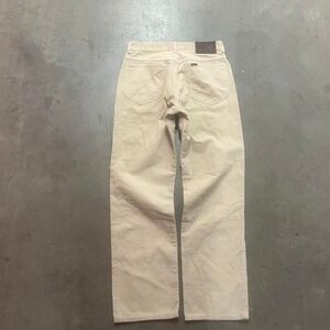 80s 90s Lee Mr corduory beige men's sanforized pants chino straight 29